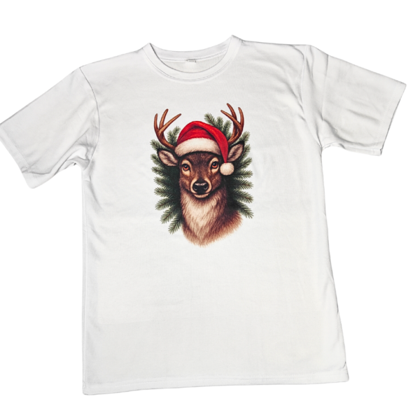 Świąteczna koszulka z reniferem – idealny prezent na Boże Narodzenie! 🎁