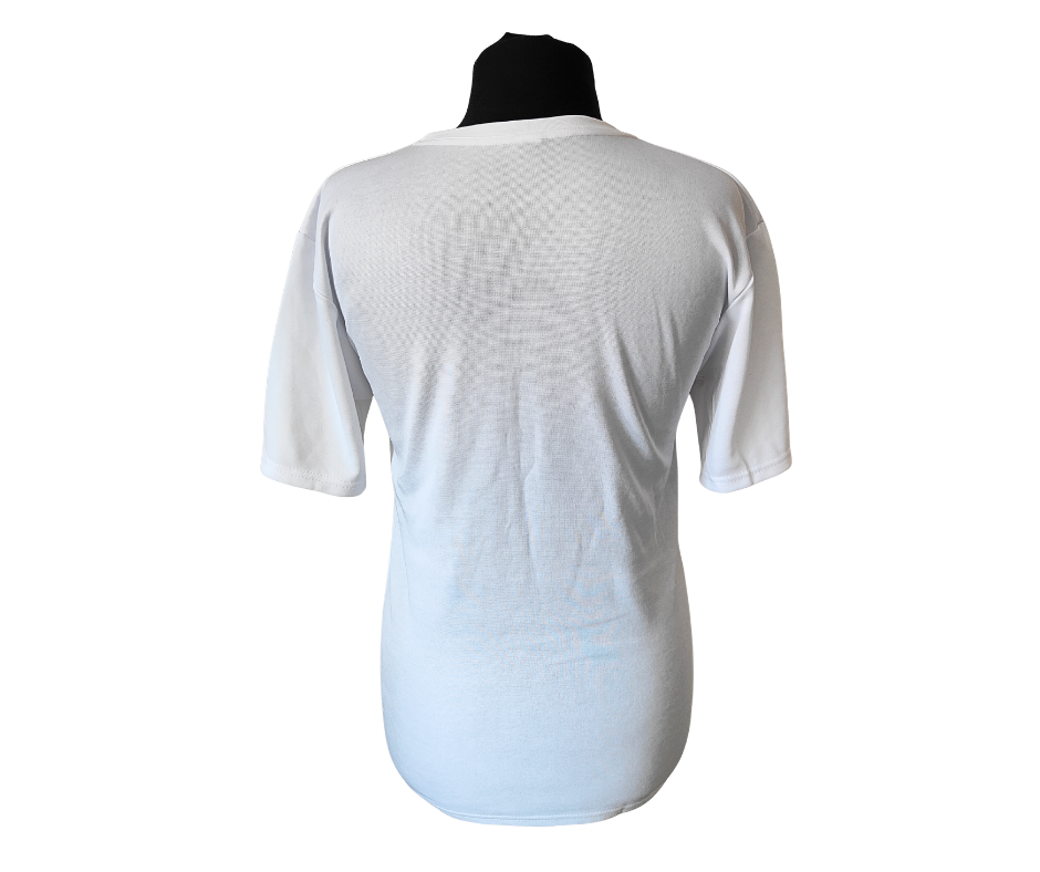 Biała koszulka z nadrukiem wilka – unisex, t-shirt z wilkiem - obrazek 2